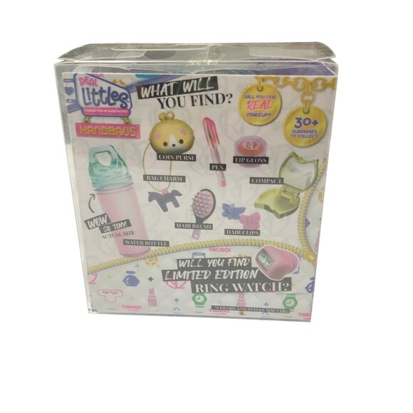 Mini Real Littles Handbag With Surprises Ages 6+ Purple Mermaid Iridescent - Picture 2 of 2